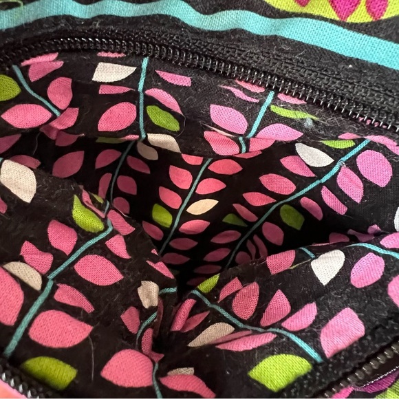 VERA BRADLEY VaVa Bloom 2012 Checkpoint Friendly Laptop Bag Pink Blue Floral Y2K - Picture 4 of 15